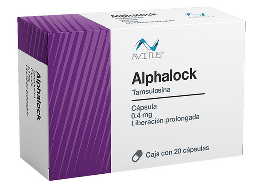 ALPHALOCK c/20 CAPS. L.P. 0.4 MG.