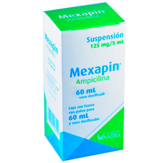 MEXAPIN SUSP. Fco. 60 ML. 125 MG/5 ML.