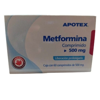 METFORMINA (Apotex) c/60 COMPS. L.P. 500 MG.