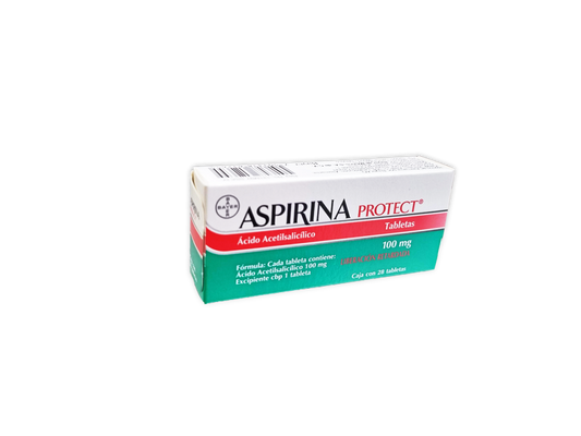 ASPIRINA PROTECT c/28 TABS. L.R. 100 MG.