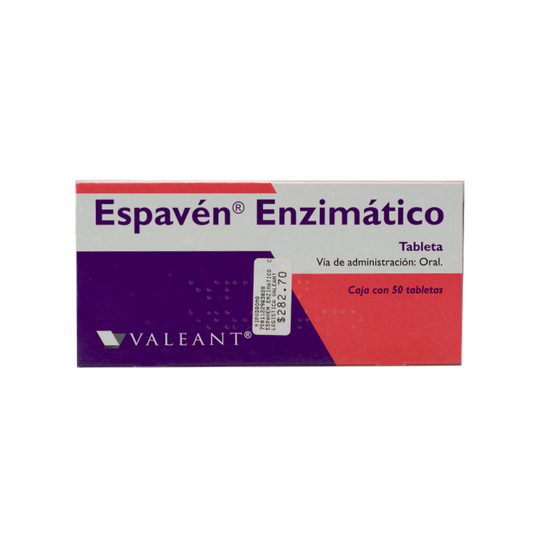 ESPAVÉN Enzimático c/50 TABS. 40/130/25/5 MG.