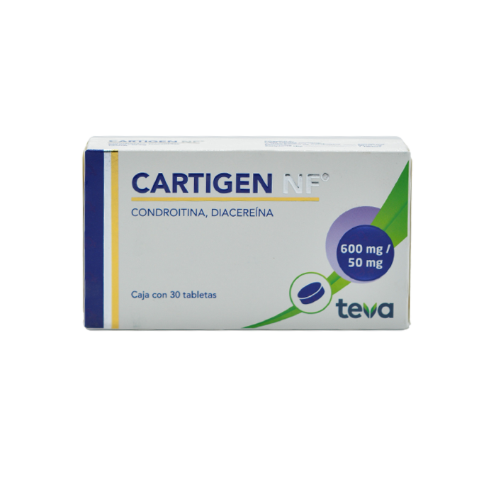 CARTIGEN NF c/30 TABS. 50/600 MG.