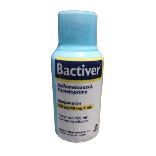 BACTIVER SUSP. Fco. 120 ML. 200-40 MG/5 ML.