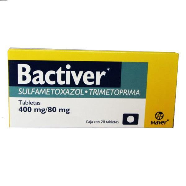 BACTIVER c/20 TABS. 400/80 MG.