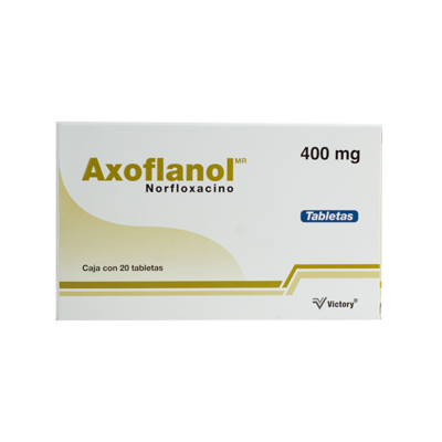 AXOFLANOL c/20 TABS. 400 MG.