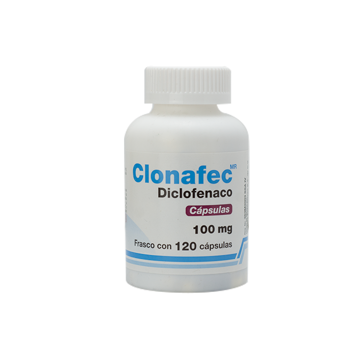 CLONAFEC c/120 CAPS. 100 MG.