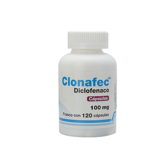 CLONAFEC c/120 CAPS. 100 MG.