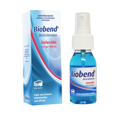 BIOBEND SOL. Bucofaringea Fco. Atomizador 30 ML. 0.15 G/100 ML.