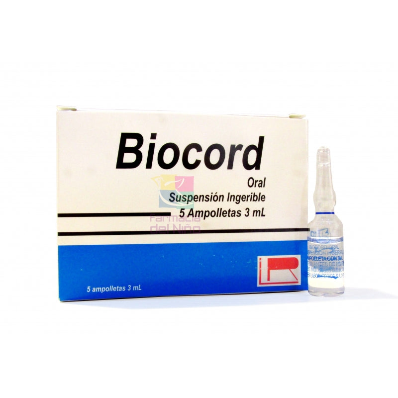 BIOCORD Susp. Ingerible c/5 AMP. 3 ML.