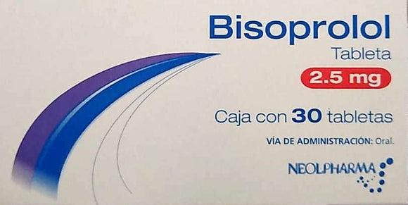 BISOPROLOL (Neolpharma) c/30 TABS. 2.5 MG.