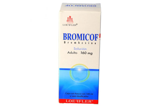 BROMICOF SOLUCIÓN Adulto Fco. 100 ML. 160 MG/100 ML.