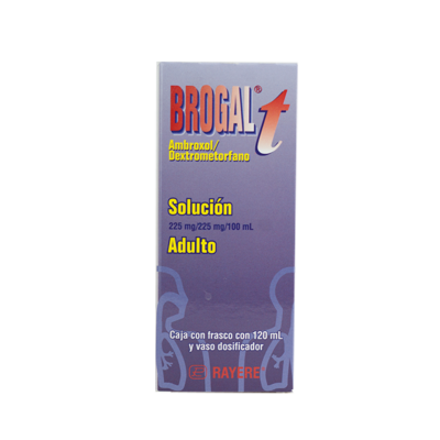 BROGAL-T SOL. Adulto Fco. 120 ML. 225-225 MG/100 ML.