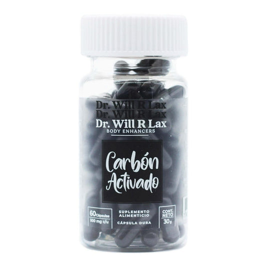 CARBÓN ACTIVADO (Dr. Will R. Lax) c/60 CAPS. 500 MG.