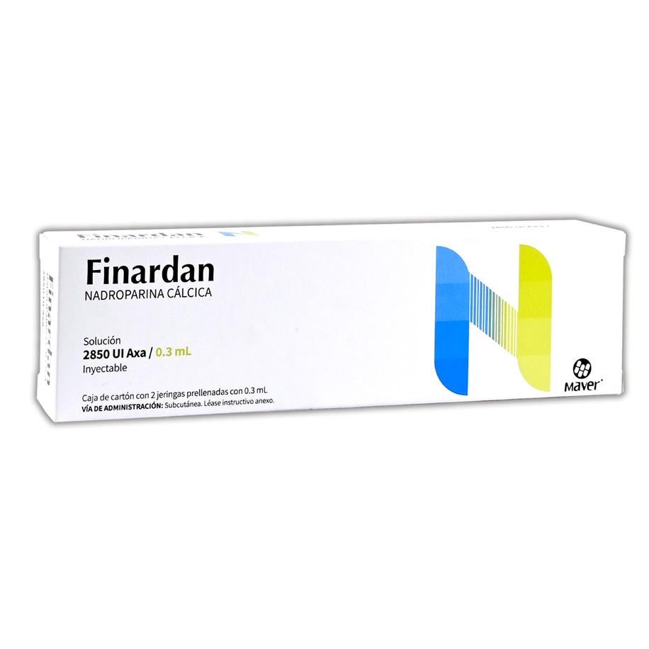 FINARDAN Sol. Iny. c/2 JGAS. Prellenadas 2,850 UI Axa/0.3 ML.