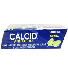 CALCID Sab. Menta Exhib. c/12 ROLLOS c/12 TABS. Mast. 500 MG.