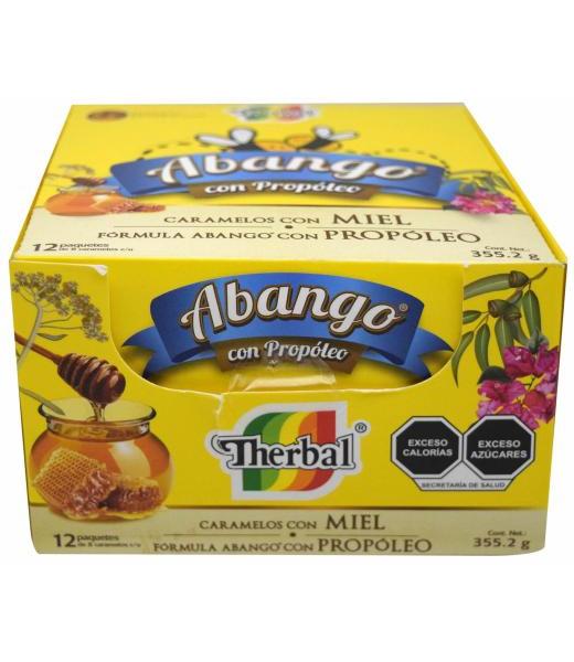 ABANGO CON PROPOLEO c/12 x 8 CARAMELOS 3.7 G.