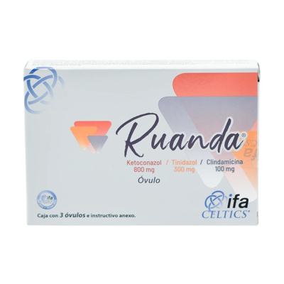 RUANDA c/3 ÓVULOS 800/300/100 MG.