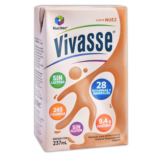 VIVASSE Con Fibra LIQUIDO ORAL Sab. Núez 237 ML. 1 Kcal/1mL.