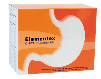 ELEMENTEX POLVO Sab. Frutas Trops. c/ 6 SOBS. 80.4 G.