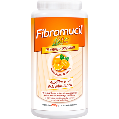 FIBROMUCIL POLVO Sabor Naranja 0% AZUCAR Fco. c/250 G. 31.49 G/100 G.