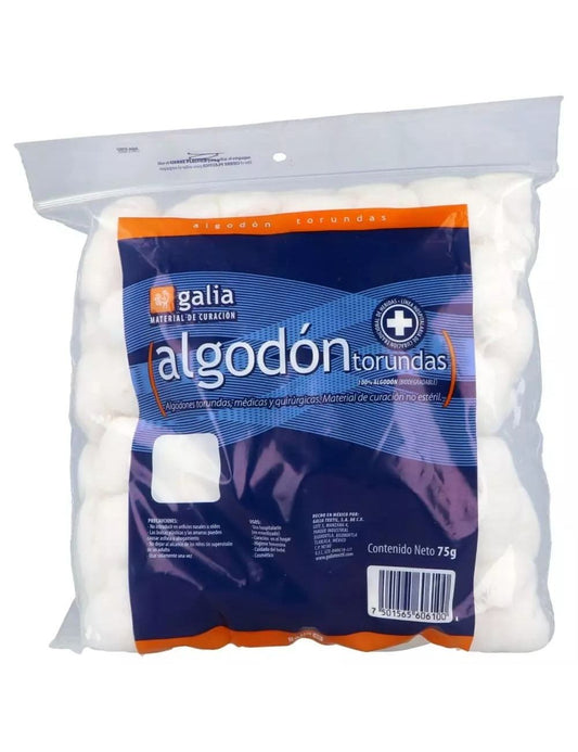 ALGODON TORUNDAS (Galia) Bolsa c/ 75 G.