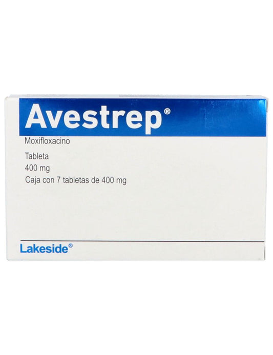 AVESTREP c/7 TABS. 400 MG.