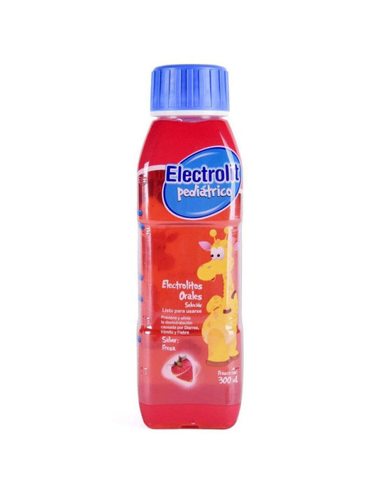 ELECTROLIT Pedriático Suero Rehidratante SABOR FRESA 300 ML.