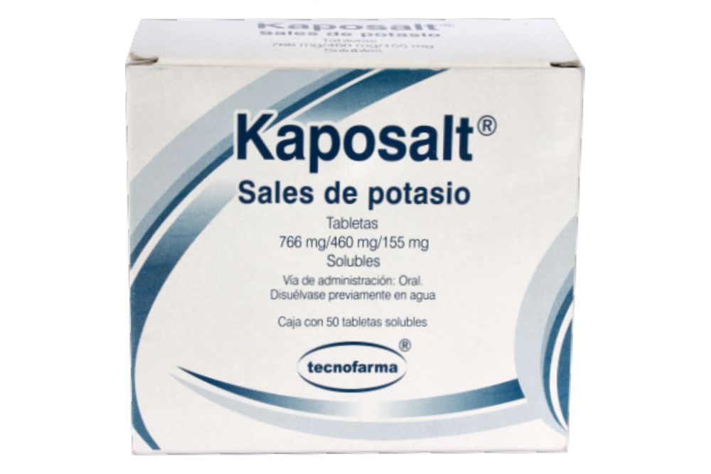 KAPOSALT c/50 TABS. Solubles 766/460/155 MG.