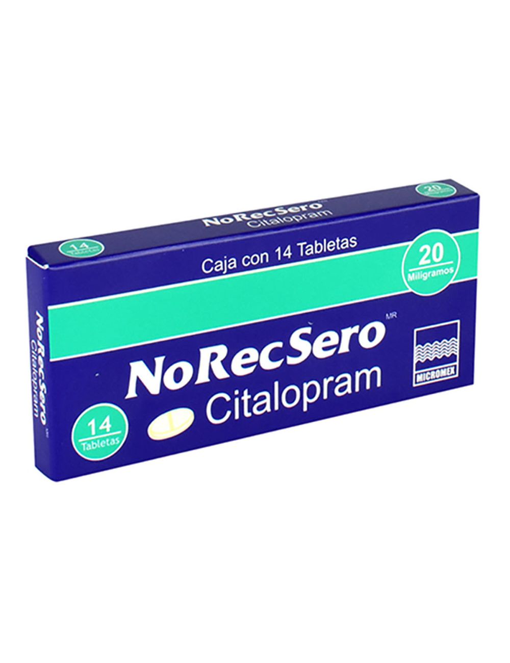 NORECSERO c/14 TABS. 20 MG.