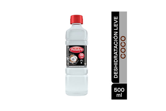 PEDIALYTE 30 mEq SOLUCIÓN SABOR COCO Fco. 500 ML.