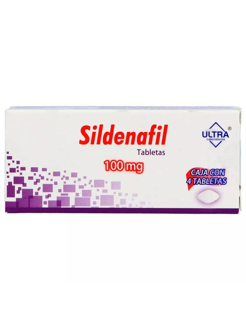 SILDENAFIL (Ultra) c/4 TABS. 100 MG