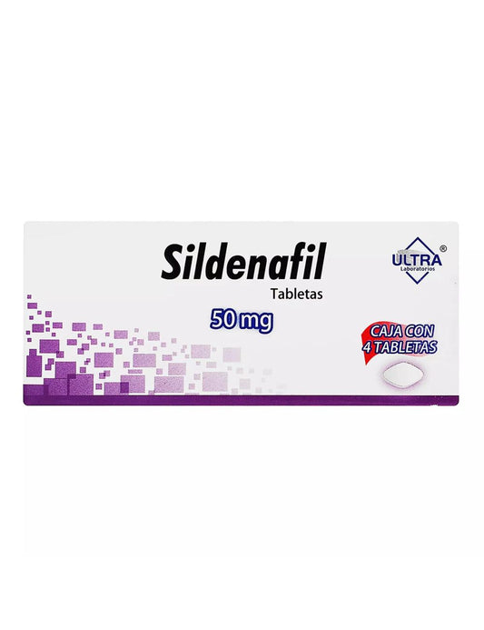 SILDENAFIL (Ultra) c/4 TABS. 50 MG.