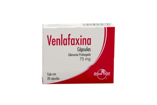 VENLANFAXINA (Torrent) c/10 CAPS. L.P. 75 MG.