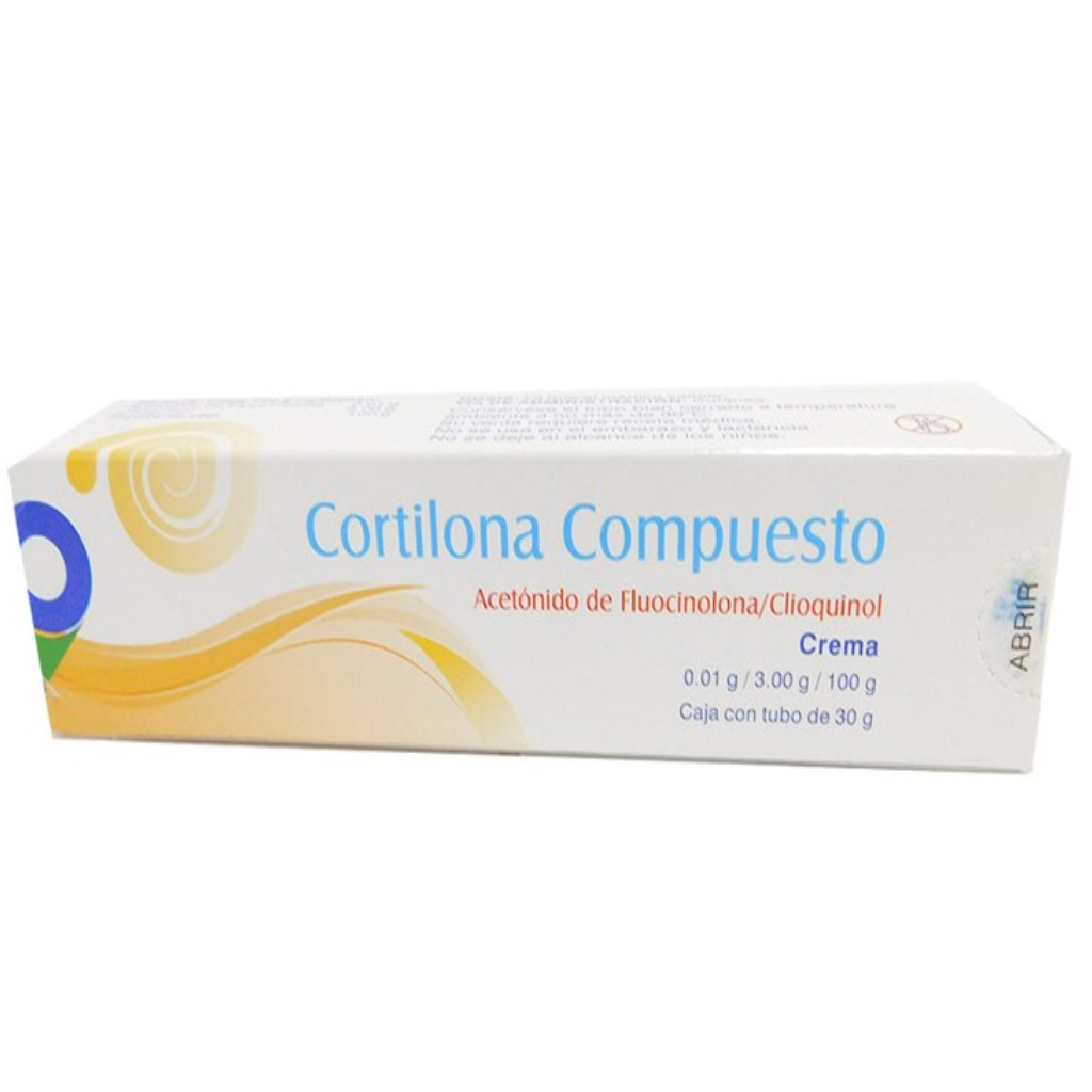 CORTILONA Compuesto CREMA Tubo c/30 G. 0.01-3.0 G/100 G.