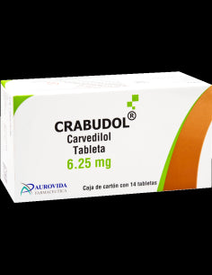 CRABUDOL c/14 TABS. 6.25 MG.