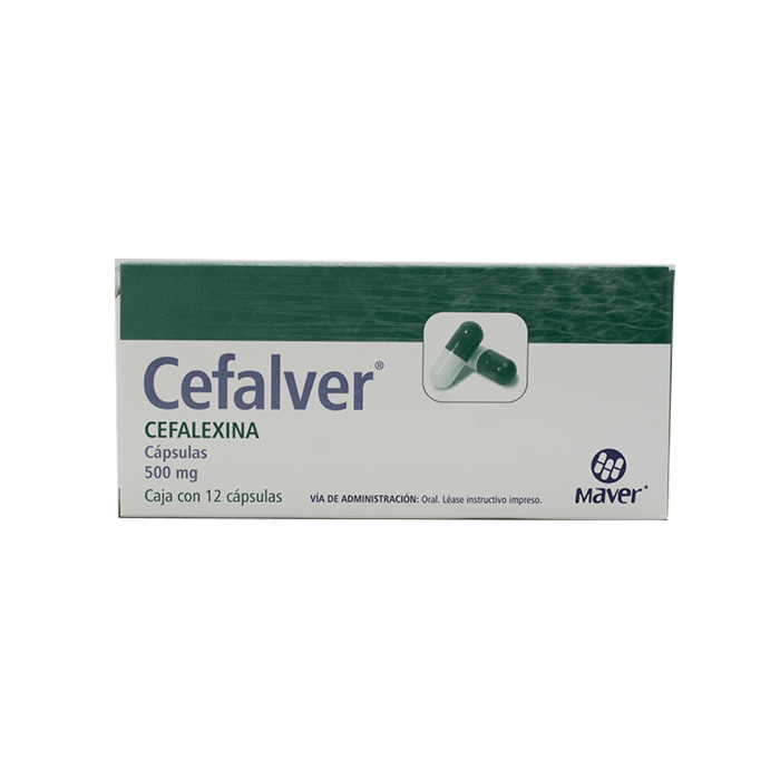 CEFALVER c/12 CAPS. 500 MG.