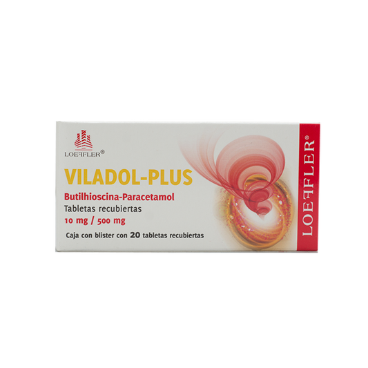 VILADOL-PLUS c/20 TABS. 10/500 MG.