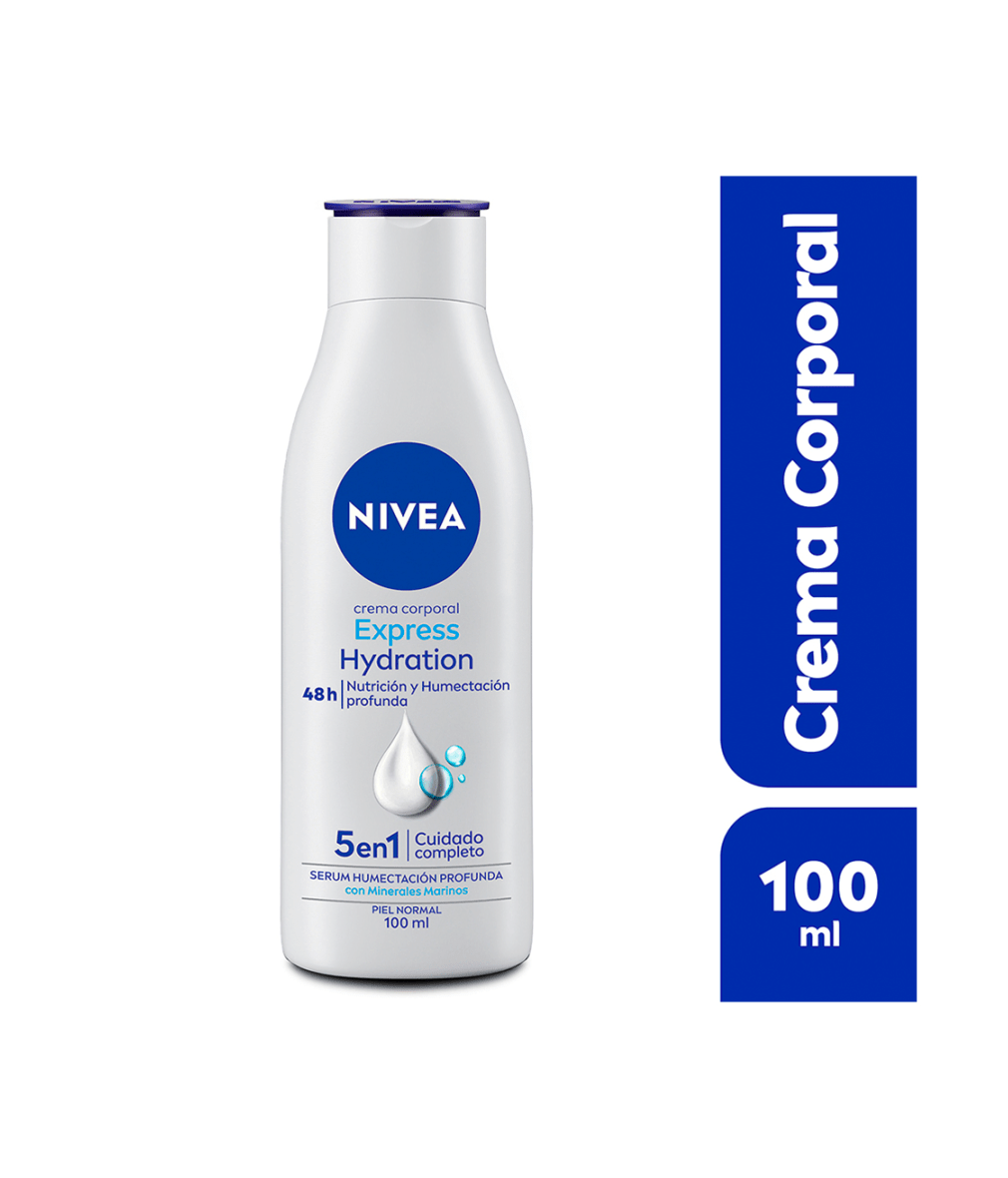 NIVEA Express Hydration 48H Crema Corporal PIEL NORMAL 100 ML.