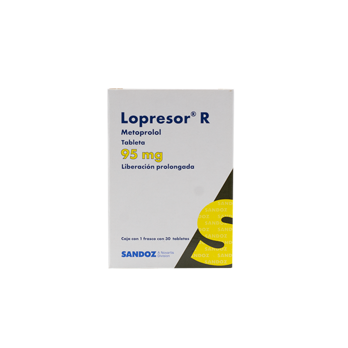 LOPRESOR R c/30 TABS. L.P. 95 MG.