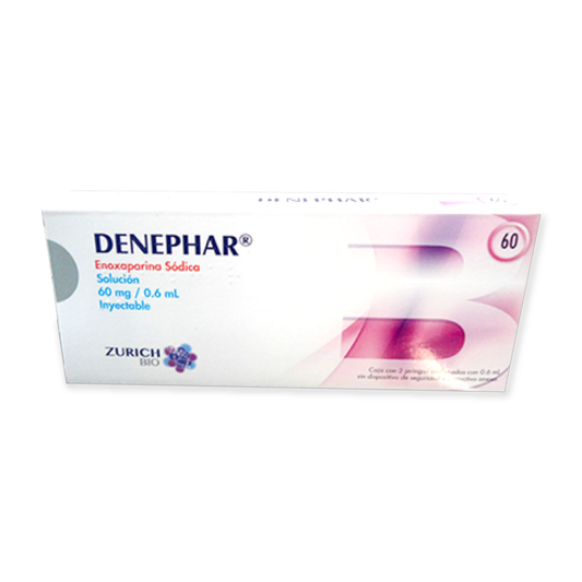 DENEPHAR Sol. Iny. c/2 JGAS. Prellenadas 60 MG/0.6 ML.