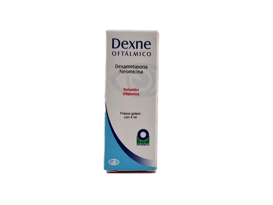 DEXNE OFTÁLMICO SOL. Fco Gotero 4 ML. 100-500 MG/100 ML.