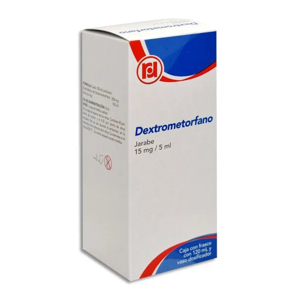 DEXTROMETORFANO JARABE (Randall) Fco. 120 ML. 15 MG/5 ML.