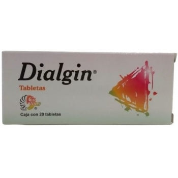 DIALGIN c/20 TABS. 50/200/2/200 MG.