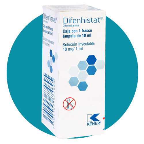 DIFENHISTAT Sol. Iny. c/1 FCO. AMP. 10 ML. 10 MG/1 ML.