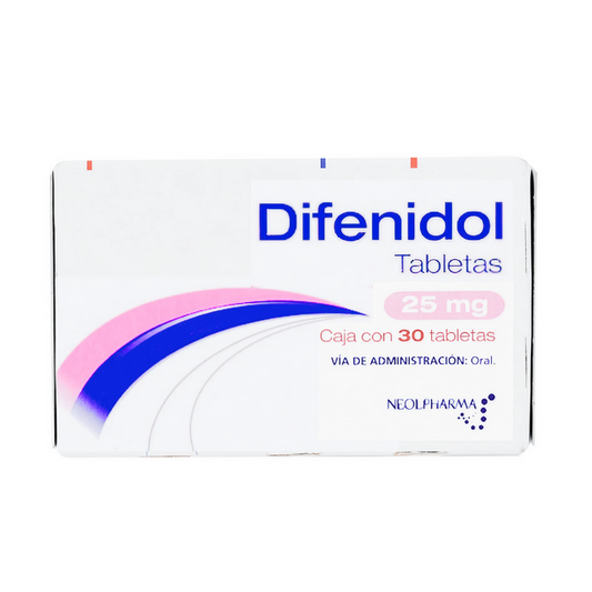 DIFENIDOL (Neolpharma) c/30 TABS. 25 MG.