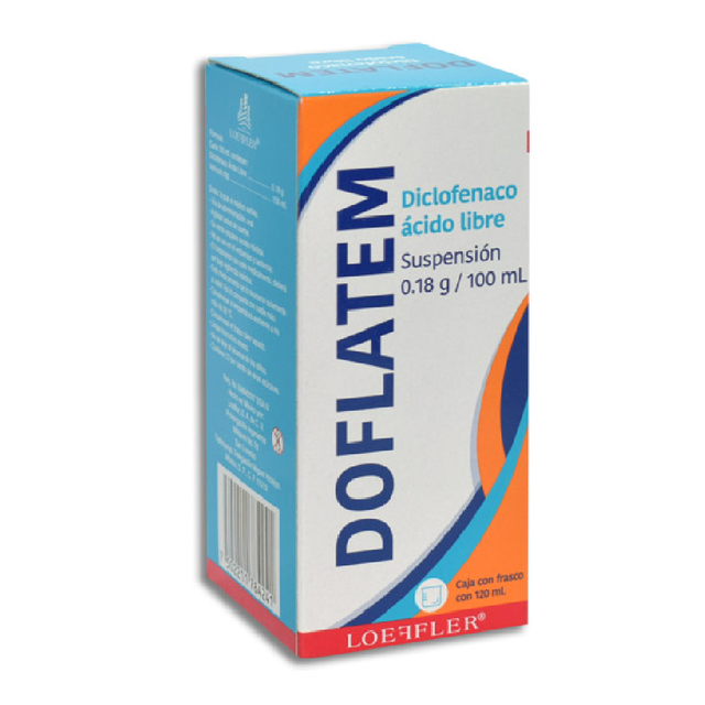 DOFLATEM SUSP. Fco. 120 ML. 0.18 G/100 ML.