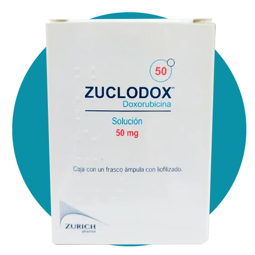 ZUCLODOX Sol. Iny. c/1 FCO. AMP. 50 MG.