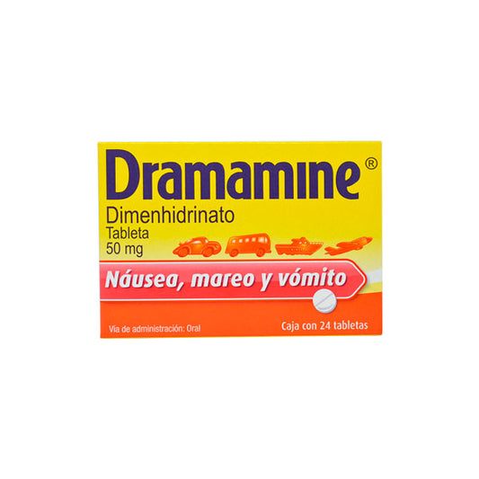 DRAMAMINE c/24 TABS. 50 MG.