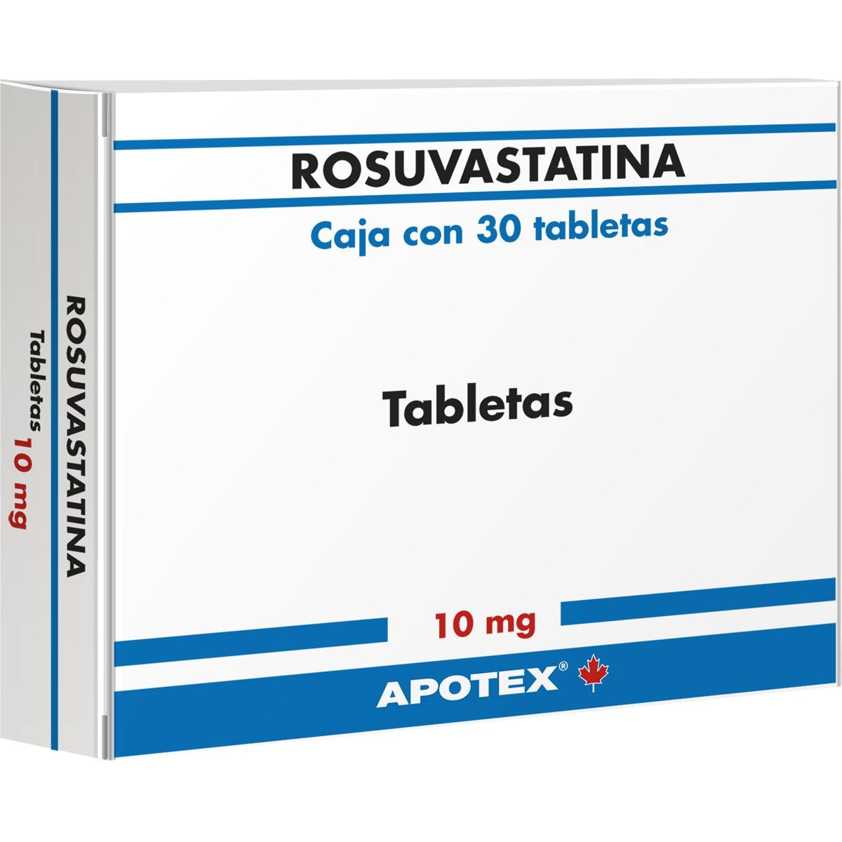 ROSUVASTATINA (Apotex) c/30 TABS. 10 MG. (3 Pack).