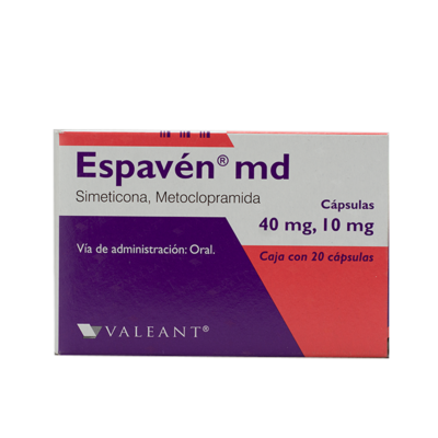 ESPAVÉN MD c/20 CAPS. 40/10 MG.